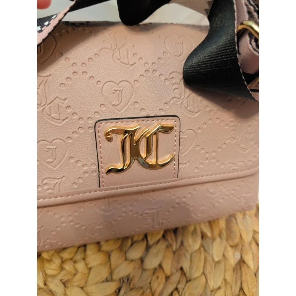 Juicy Couture Dusty Blush Charm I'm Sure Crossbody NWT